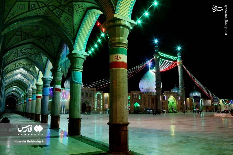 عکس/ چراغانی مسجد جمکران در آستانه نیمه شعبان