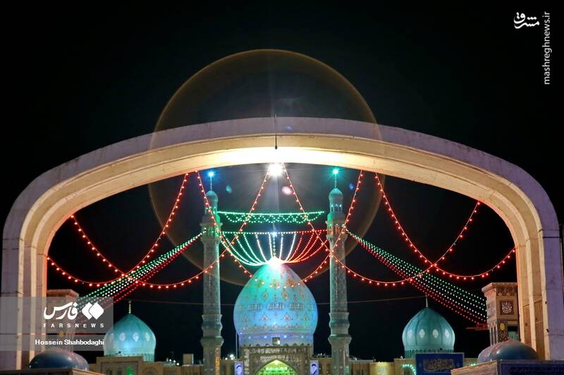 عکس/ چراغانی مسجد جمکران در آستانه نیمه شعبان