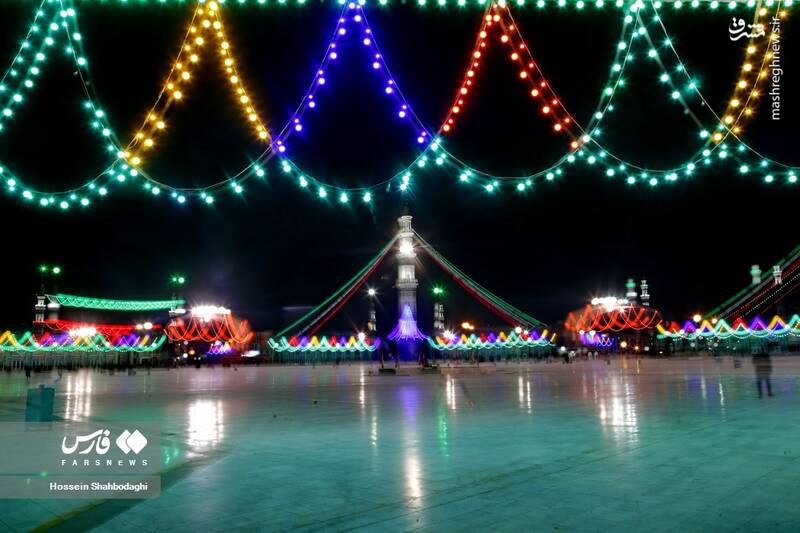 عکس/ چراغانی مسجد جمکران در آستانه نیمه شعبان