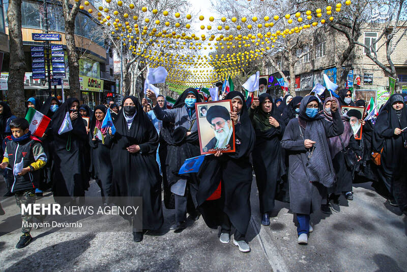 عکس/ همایش پیادهروی نیمه شعبان در بجنورد