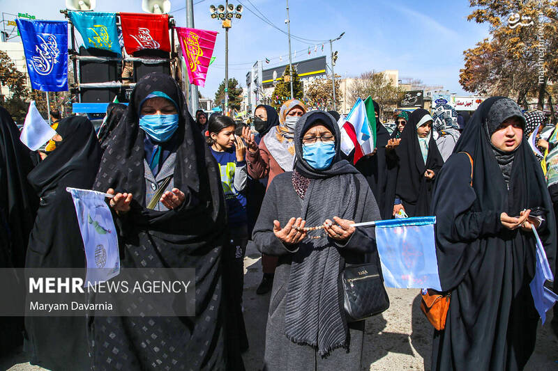 عکس/ همایش پیادهروی نیمه شعبان در بجنورد