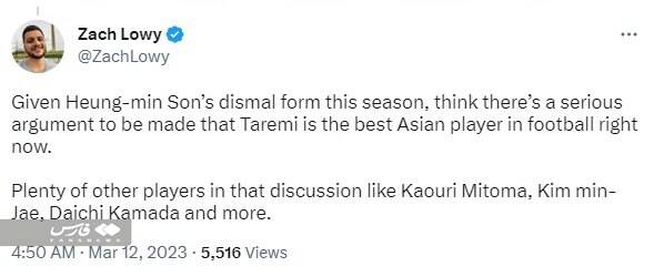 یک ایرانی بهترین بازیکن آسیا از نگاه یک آمریکایی +عکس