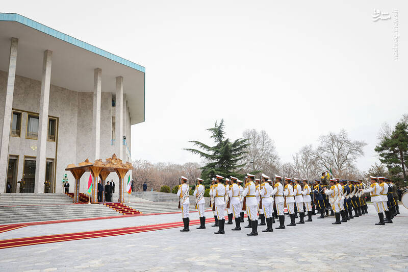 عکس/ استقبال رسمی رئیسی از رئیس جمهور بلاروس