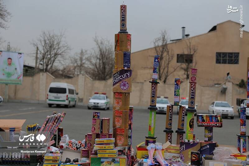 عکس/ کشفیات مواد محترقه توسط پلیس البرز