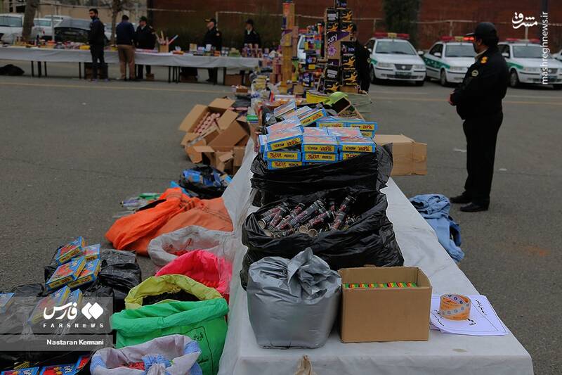 عکس/ کشفیات مواد محترقه توسط پلیس البرز