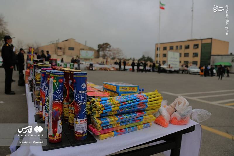 عکس/ کشفیات مواد محترقه توسط پلیس البرز