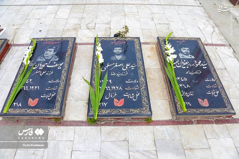 عکس/ تجلیل از مقام شامخ شهیدان در ساری