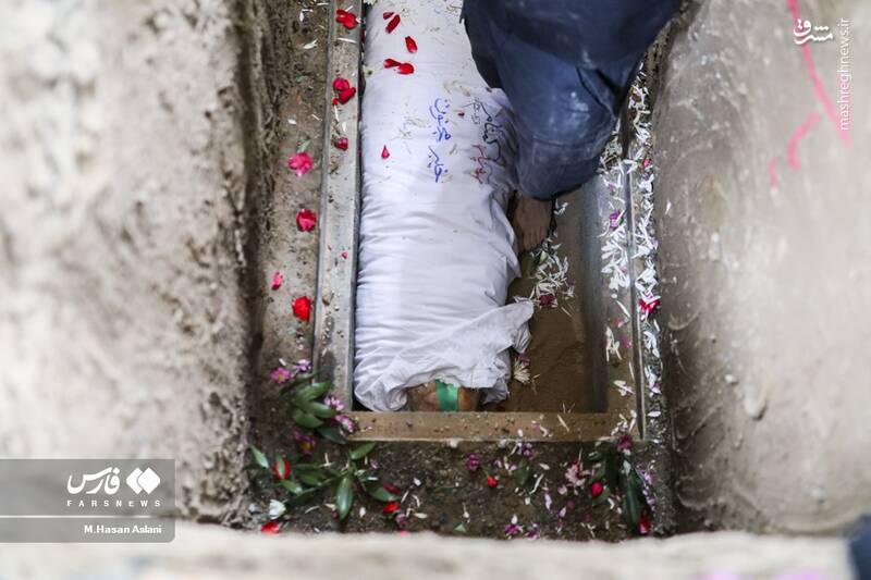 عکس/ تشییع شهید گمنام در فدراسیون کشتی