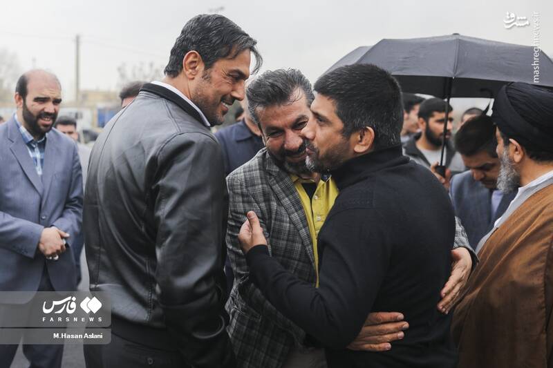 عکس/ تشییع شهید گمنام در فدراسیون کشتی