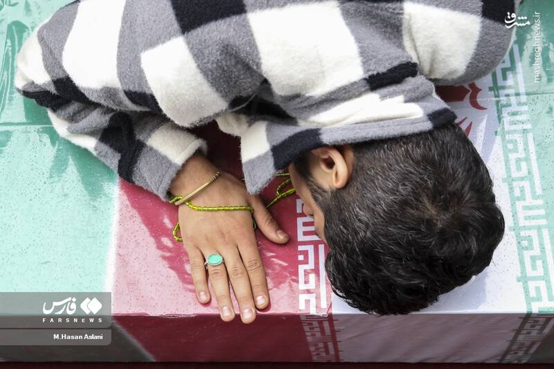 عکس/ تشییع شهید گمنام در فدراسیون کشتی