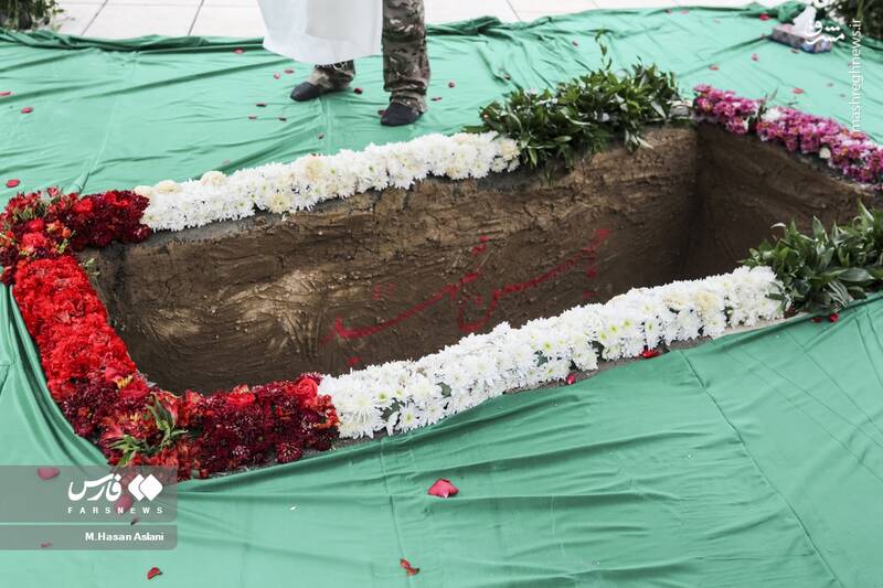 عکس/ تشییع شهید گمنام در فدراسیون کشتی