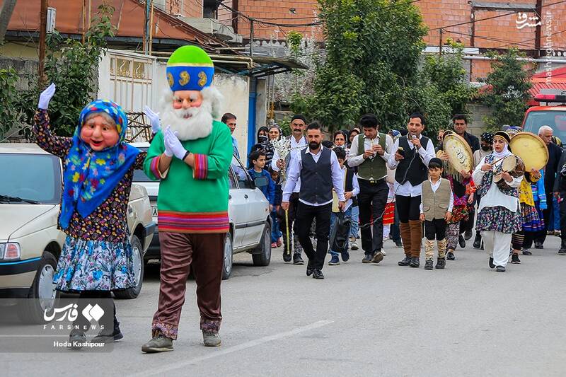 عکس/ نوروزخوانی در شهر تاریخی فرحآباد