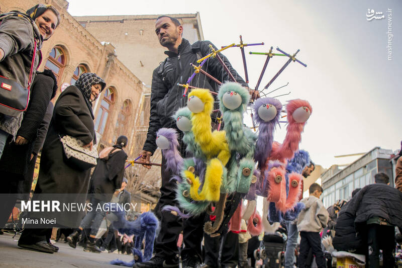 با نزدیک شدن به نوروز و سال جدید بازار تهران جان تازه‌ای به خود می‌گیرد.
