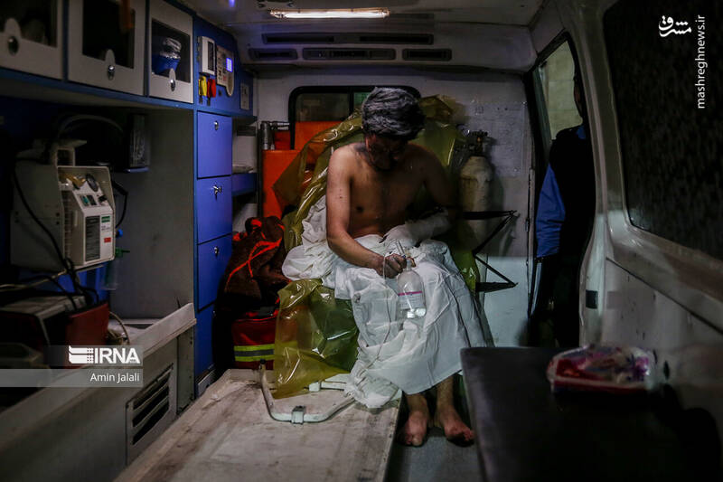 عکس/مصدومان چهارشنبه سوری ۱۴۰۱