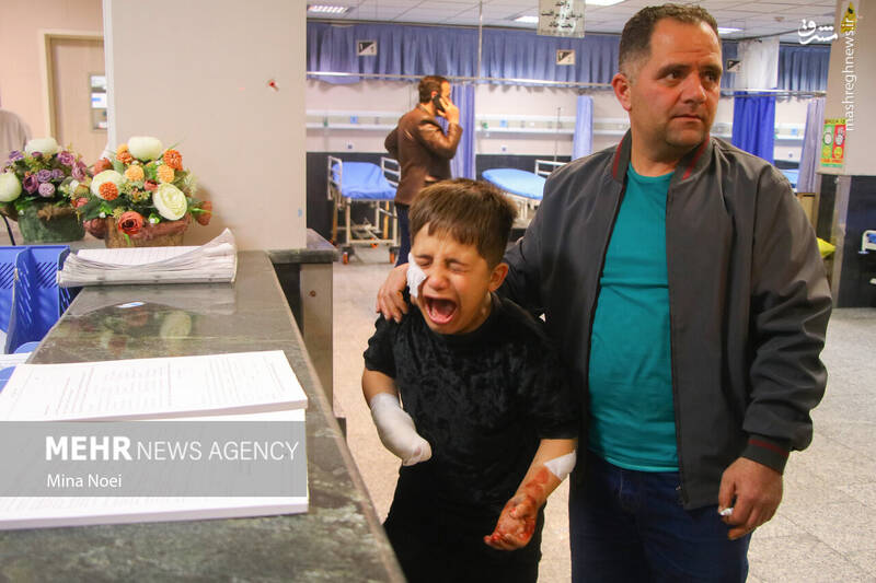 عکس/ مصدومین آخرین چهارشنبه سال ۱۴۰۱ در تبریز (۱۸+)