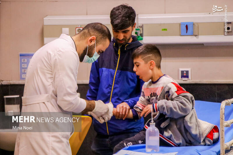 عکس/ مصدومین آخرین چهارشنبه سال ۱۴۰۱ در تبریز (۱۸+)