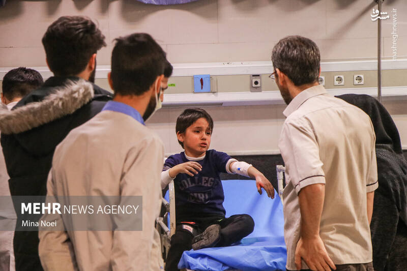 عکس/ مصدومین آخرین چهارشنبه سال ۱۴۰۱ در تبریز (۱۸+)