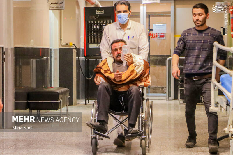 عکس/ مصدومین آخرین چهارشنبه سال ۱۴۰۱ در تبریز (۱۸+)