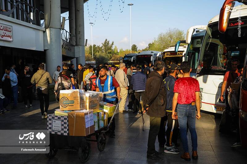 عکس/ آغاز پیک اول سفرهای نوروزی در کشور