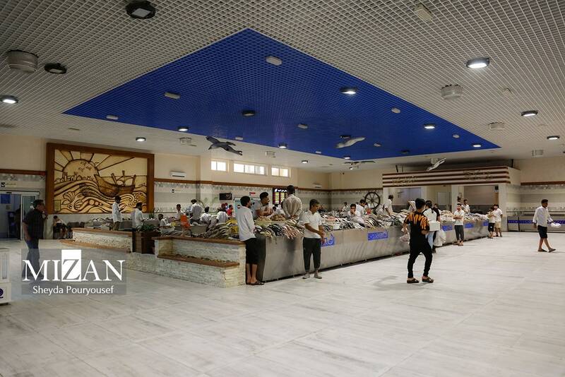 عکس/ بازار ماهی فروشهای کیش