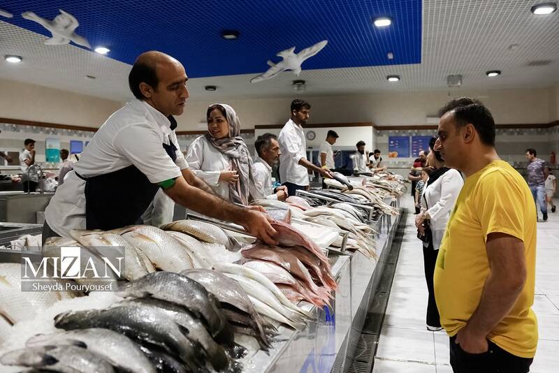 عکس/ بازار ماهی فروشهای کیش