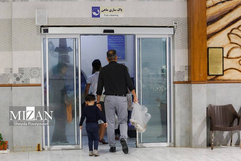 عکس/ بازار ماهی فروشهای کیش