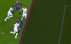 گل مردود آسنسیو؛ VAR بارسا را نجات داد + عکس