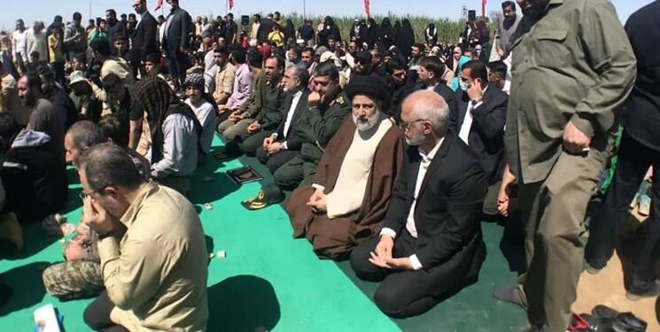 دیدار صمیمی رئیس جمهور با زائران راهیان نور +عکس