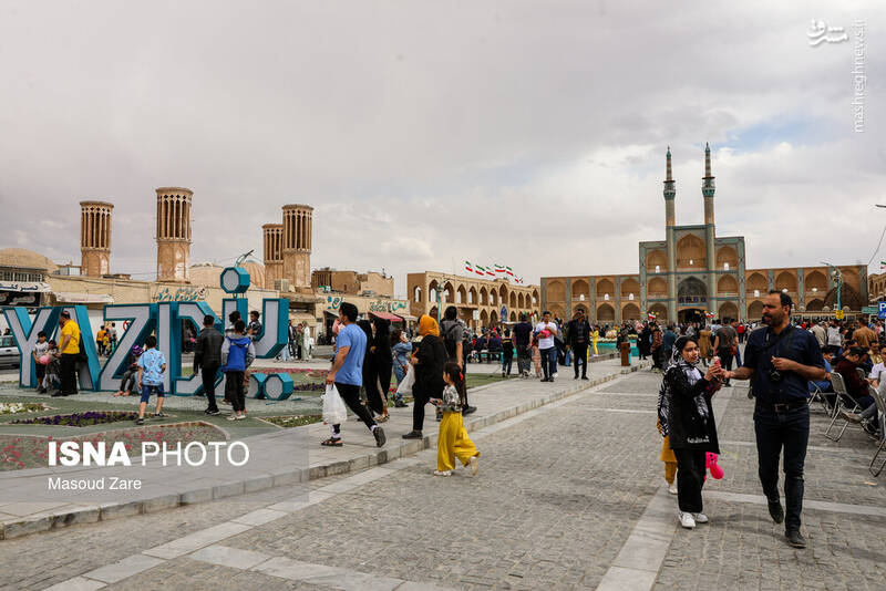 عکس/ یزد زیر پای مسافران نوروزی