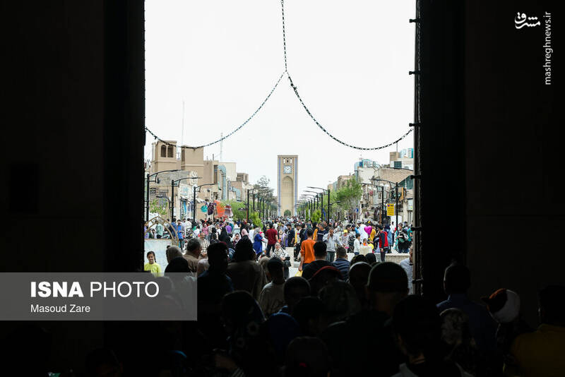 عکس/ یزد زیر پای مسافران نوروزی