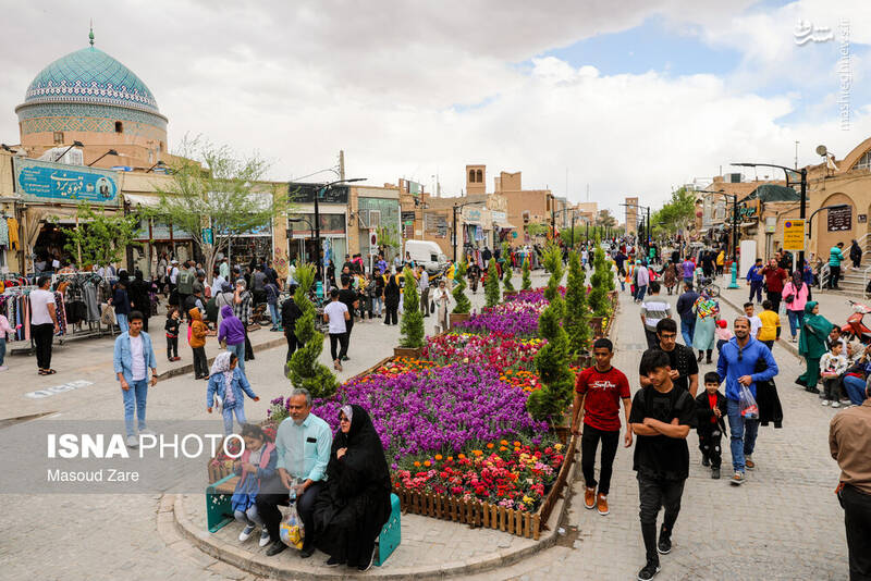 عکس/ یزد زیر پای مسافران نوروزی