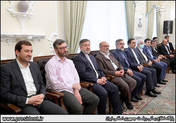 عکس/ دیدار عیدانه رئیسی با مقامات کشوری و لشکری