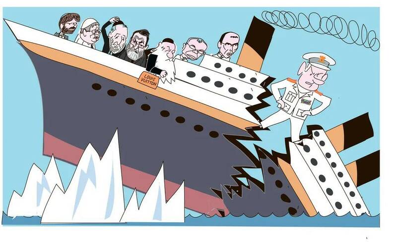 کاریکاتور/ رابطه تایتانیک و بنیامین نتانیاهو!