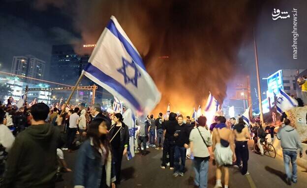 عکس/ آشوب، آتش، اعتراض؛ وضعیت این روزهای صهیونیستها