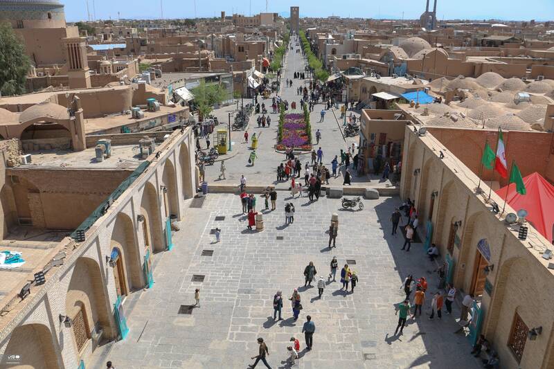 عکس/ یک روز نوروزی در شهر و بافت گردشگری یزد