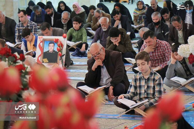 عکس/ آیین جزءخوانی قرآن کریم در همدان