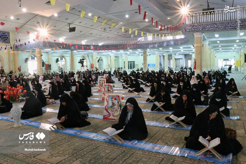 عکس/ آیین جزءخوانی قرآن کریم در همدان