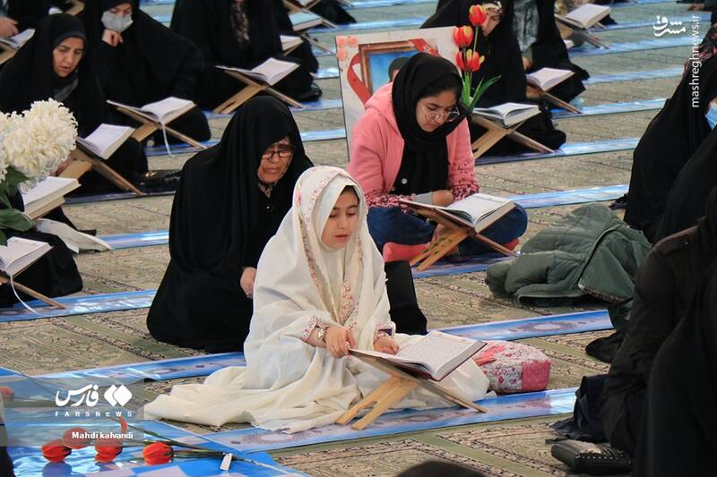 عکس/ آیین جزءخوانی قرآن کریم در همدان