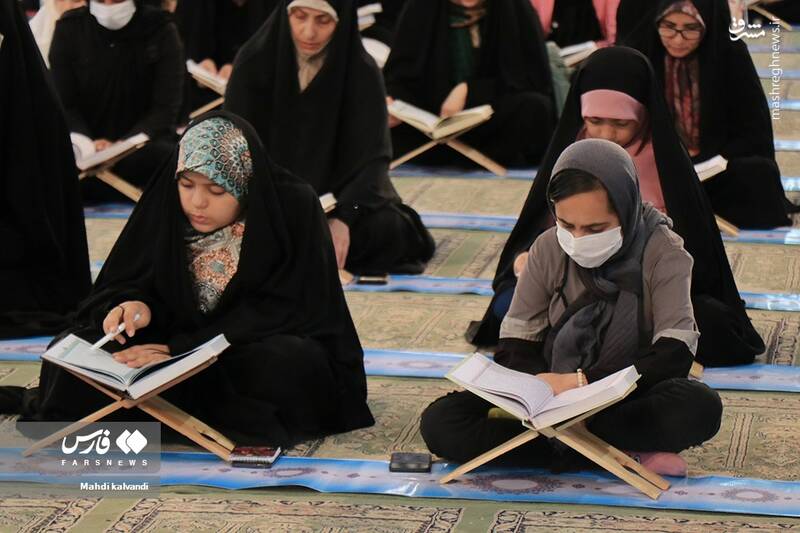 عکس/ آیین جزءخوانی قرآن کریم در همدان