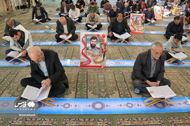 عکس/ آیین جزءخوانی قرآن کریم در همدان