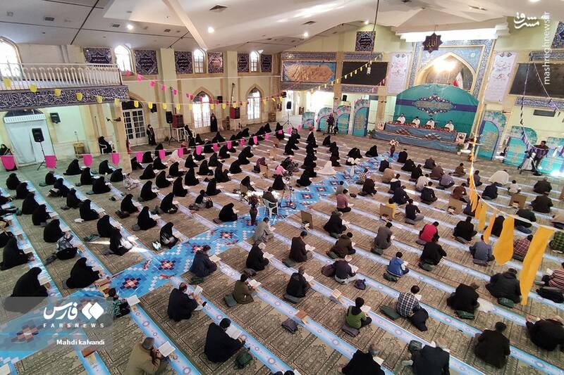 عکس/ آیین جزءخوانی قرآن کریم در همدان