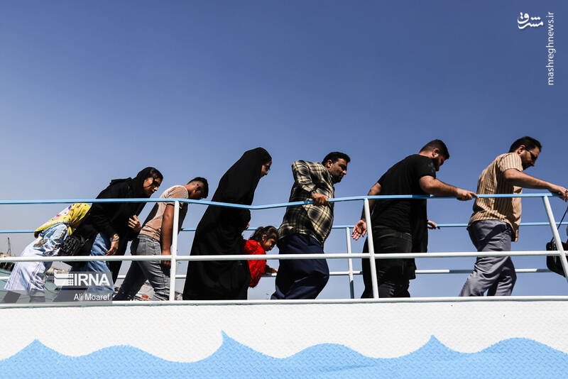عکس/ گردشگری دریایی در نوروز