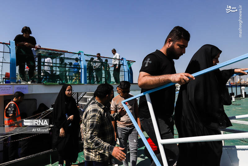 عکس/ گردشگری دریایی در نوروز