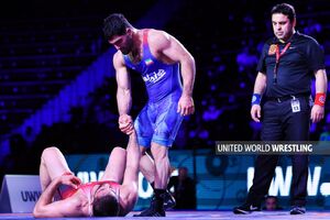 تعظیم بزرگان کشتی جهان به غولکش ایرانی