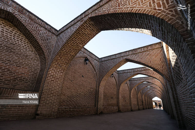 عکس/ بزرگترین کاروانسرای درون شهری ایران