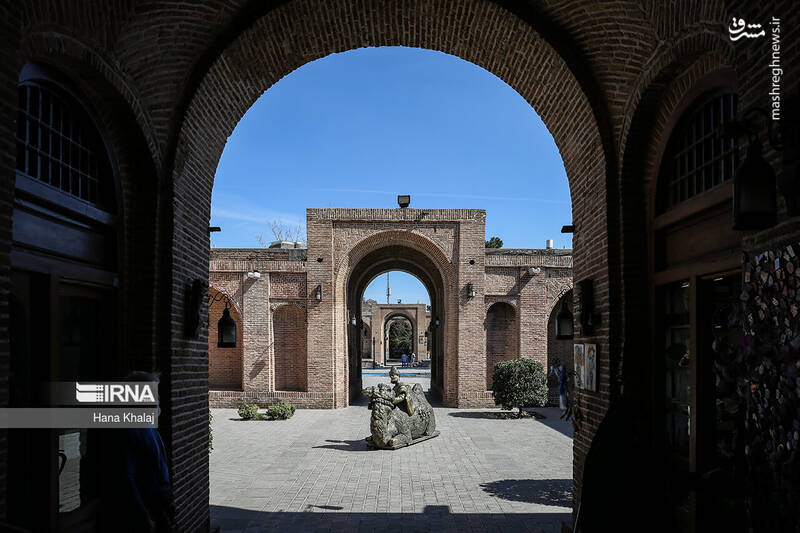 عکس/ بزرگترین کاروانسرای درون شهری ایران