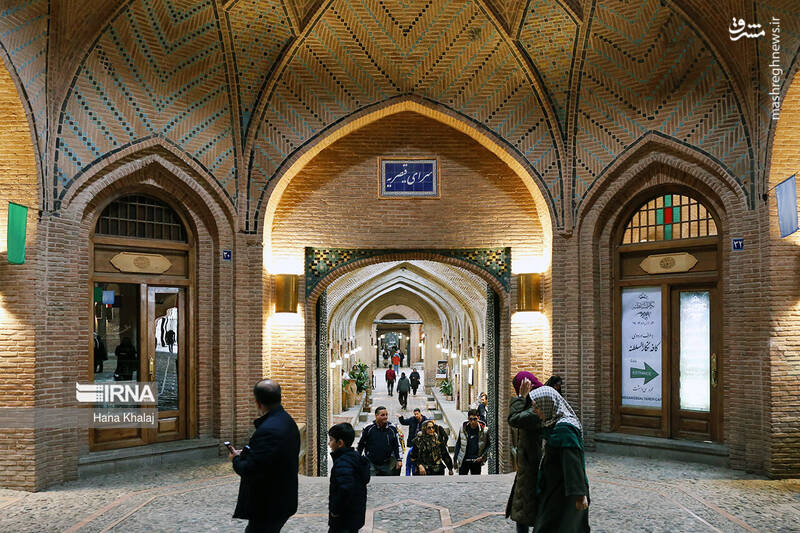 عکس/ بزرگترین کاروانسرای درون شهری ایران