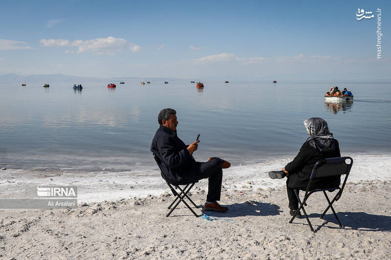 عکس/ روز طبیعت؛ دریاچه ارومیه