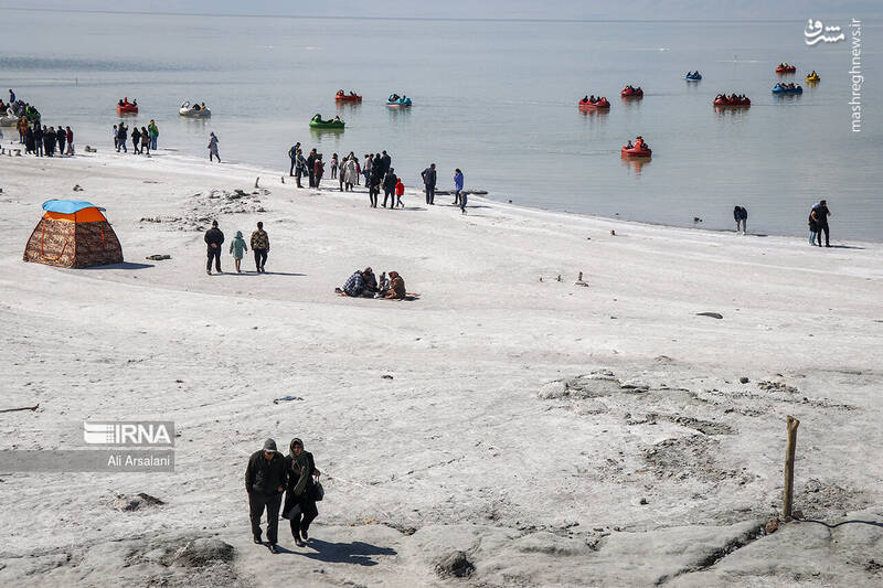 عکس/ روز طبیعت؛ دریاچه ارومیه