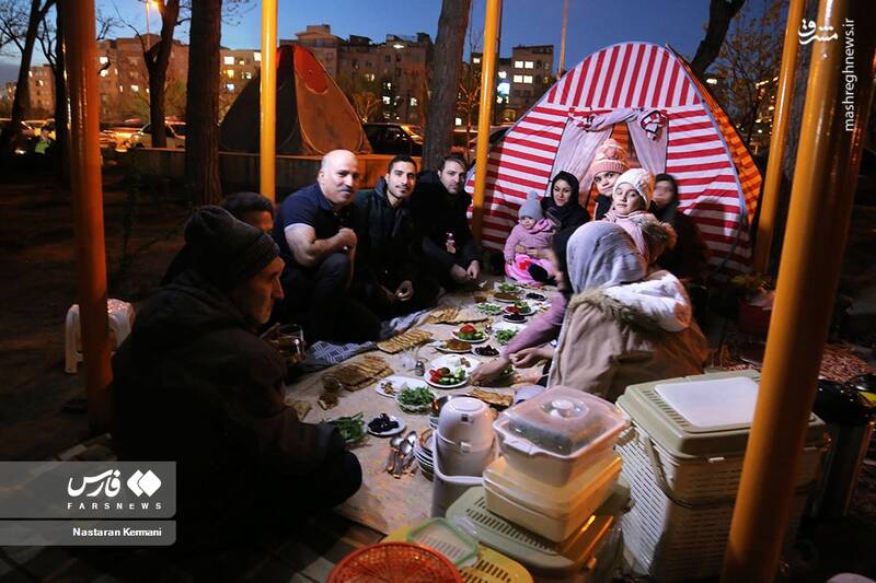 عکس/ افطار در سیزدهبدر
